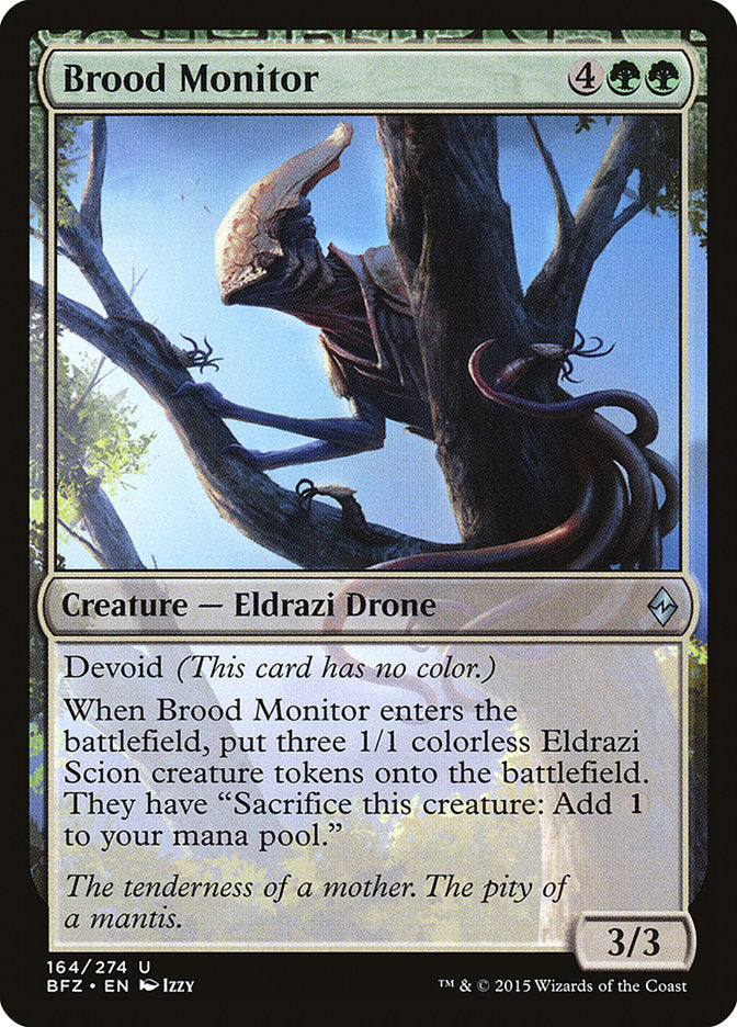 Magic | Brood Monitor [Battle for Zendikar] | The Nerd Merchant