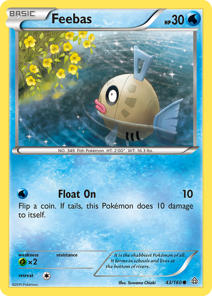 Pokemon | Feebas (43/160) [XY: Primal Clash] | The Nerd Merchant