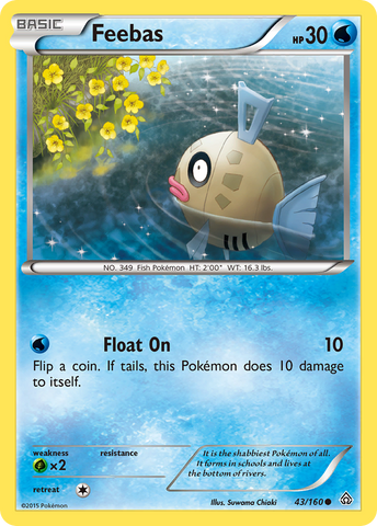 Pokemon | Feebas (43/160) [XY: Primal Clash] | The Nerd Merchant