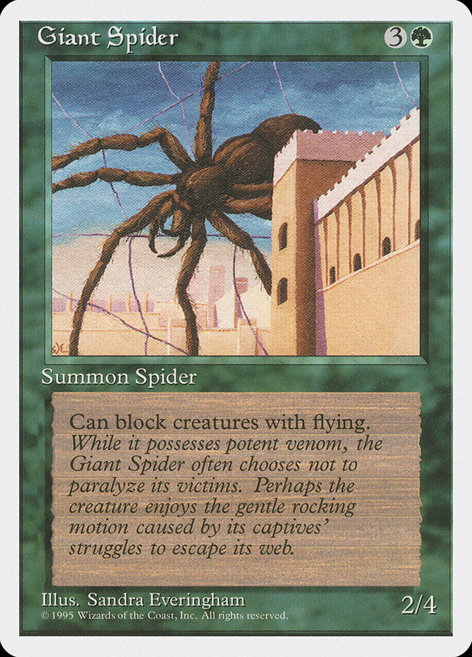 Magic | Giant Spider [Fourth Edition] | The Nerd Merchant