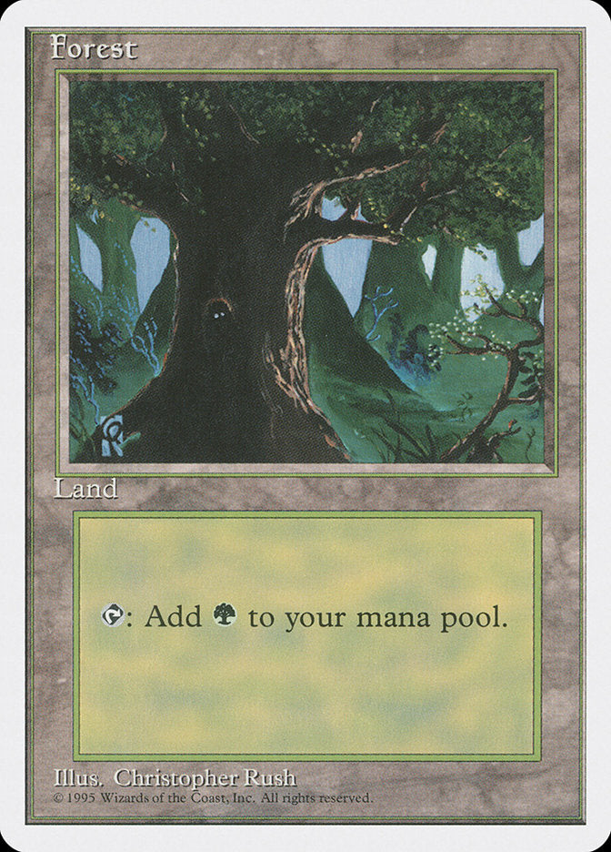 Magic | Forest (Eyes in Tree) [Fourth Edition] | The Nerd Merchant