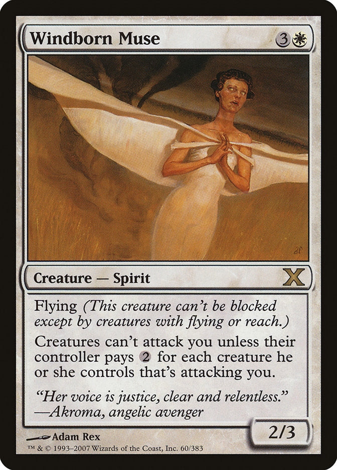 Magic | Windborn Muse [Tenth Edition] | The Nerd Merchant