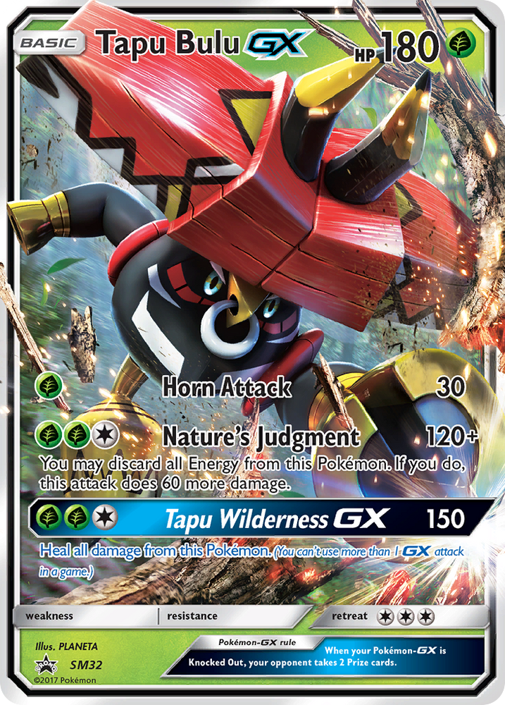 Pokemon | Tapu Bulu GX (SM32) [Sun & Moon: Black Star Promos] | The Nerd Merchant