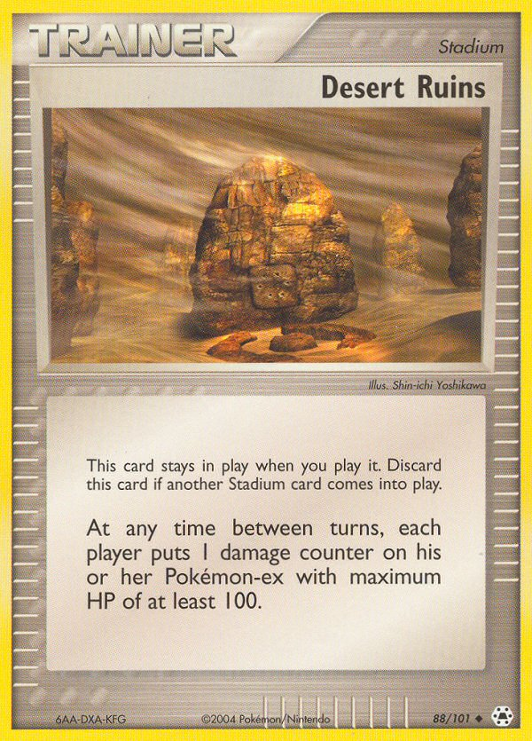 Pokemon | Desert Ruins (88/101) [EX: Hidden Legends] | The Nerd Merchant