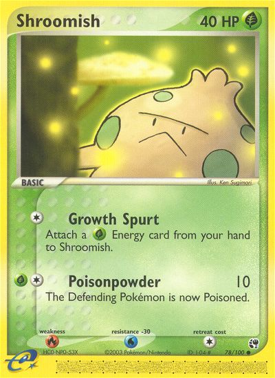 Pokemon | Shroomish (78/100) [EX: Sandstorm] | The Nerd Merchant