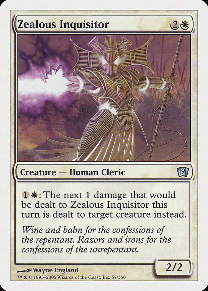 Magic | Zealous Inquisitor [Ninth Edition] | The Nerd Merchant