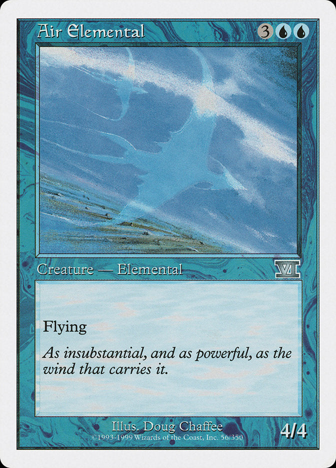 Magic | Air Elemental [Classic Sixth Edition] | The Nerd Merchant