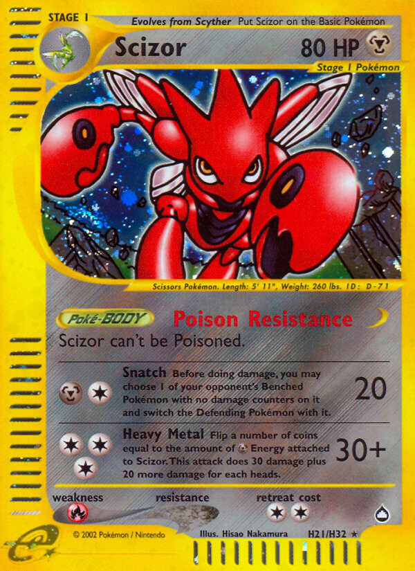 Pokemon | Scizor (H21/H32) [Aquapolis] | The Nerd Merchant