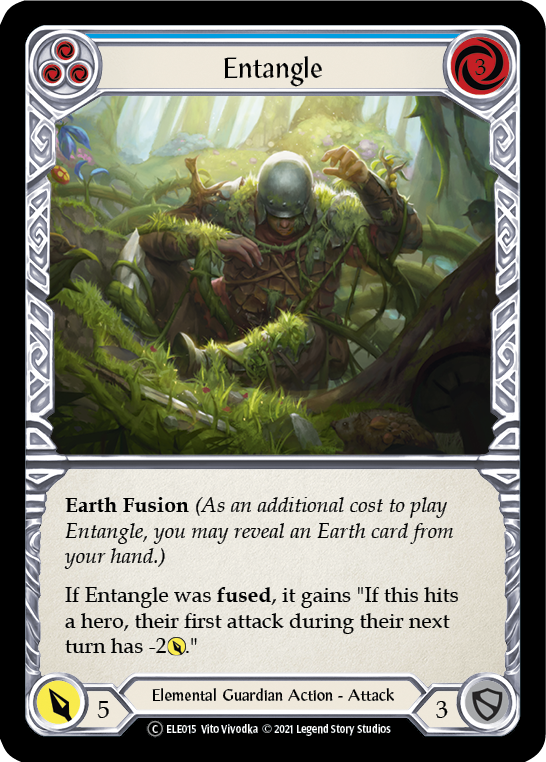 Flesh and Blood TCG | Entangle (Blue) [U-ELE015] (Tales of Aria Unlimited)  Unlimited Normal | The Nerd Merchant