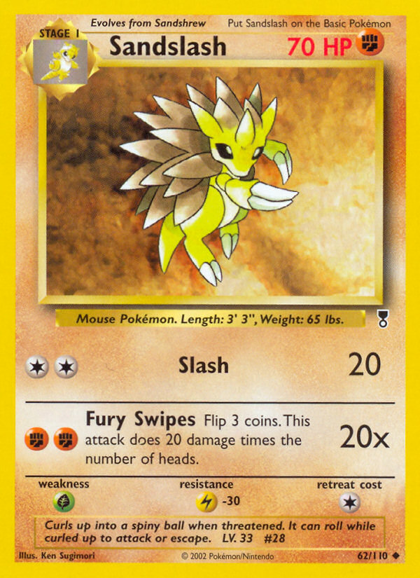 Pokemon | Sandslash (62/110) [Legendary Collection] | The Nerd Merchant
