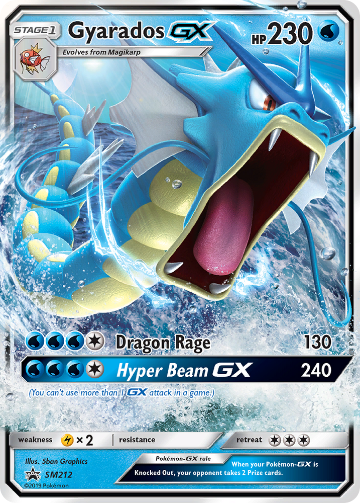 Pokemon | Gyarados GX (SM212) [Sun & Moon: Black Star Promos] | The Nerd Merchant