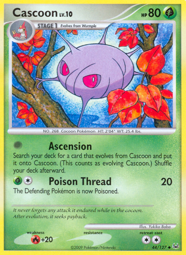 Pokemon | Cascoon (44/127) [Platinum: Base Set] | The Nerd Merchant