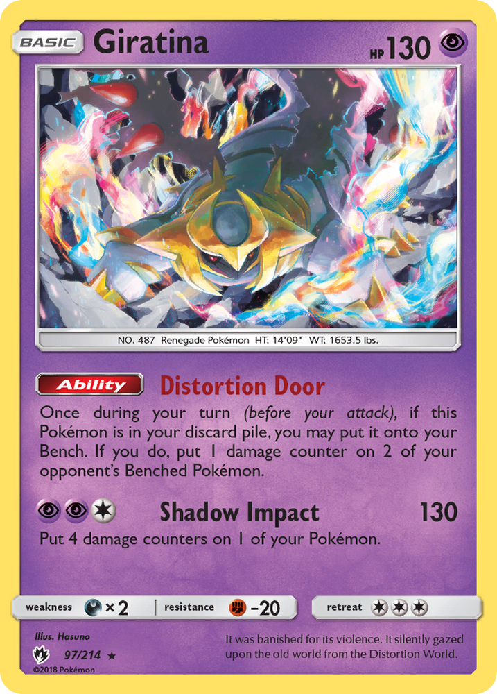 Pokemon | Giratina (97/214) [Sun & Moon: Lost Thunder] | The Nerd Merchant
