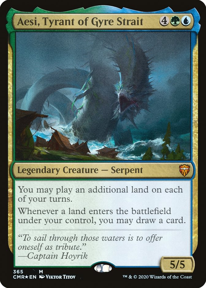 Magic | Aesi, Tyrant of Gyre Strait [Commander Legends] | The Nerd Merchant