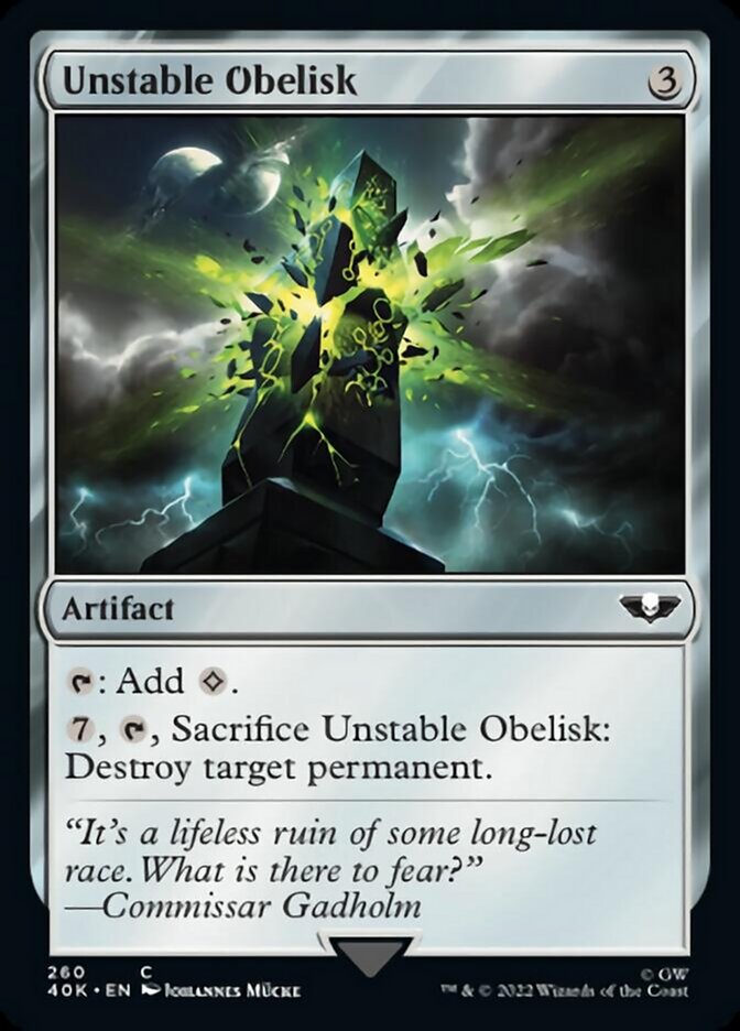 Magic | Unstable Obelisk [Warhammer 40,000] | The Nerd Merchant