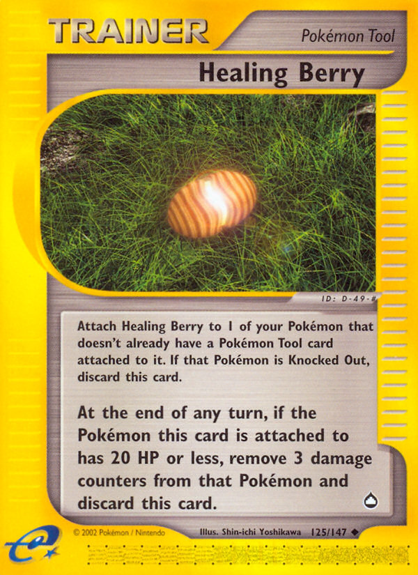 Pokemon | Healing Berry (125/147) [Aquapolis] | The Nerd Merchant