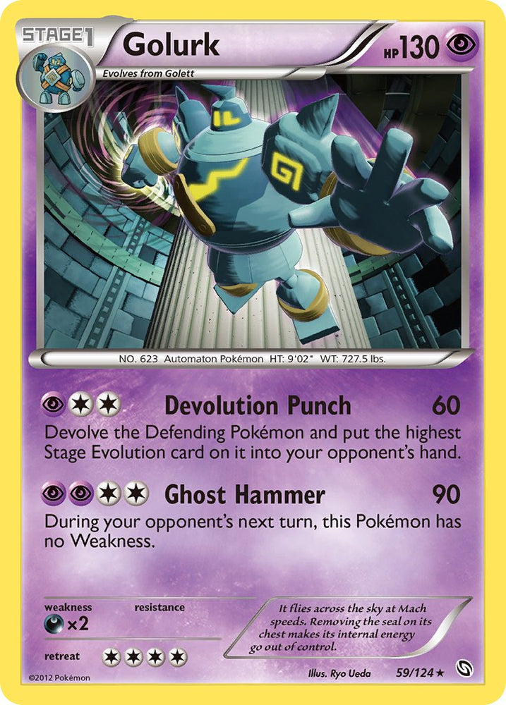 Pokemon | Golurk (59/124) (Theme Deck Exclusive) [Black & White: Dragons Exalted] | The Nerd Merchant