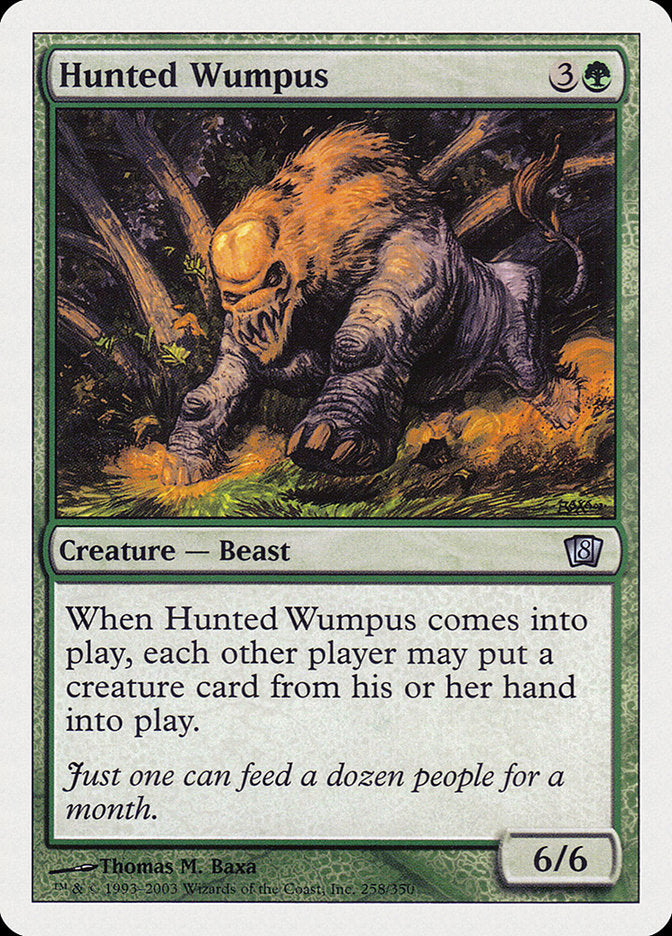 Magic | Hunted Wumpus [Eighth Edition] | The Nerd Merchant