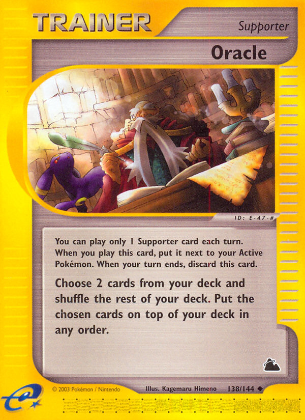 Pokemon | Oracle (138/144) [Skyridge] | The Nerd Merchant