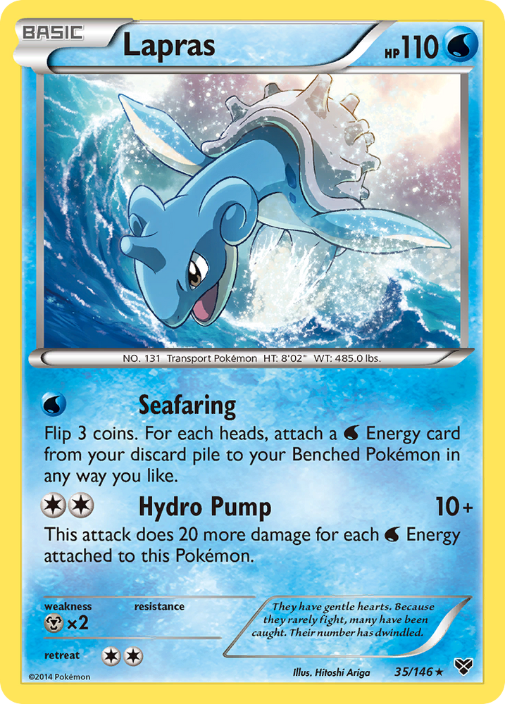 Pokemon | Lapras (35/146) [XY: Base Set] | The Nerd Merchant
