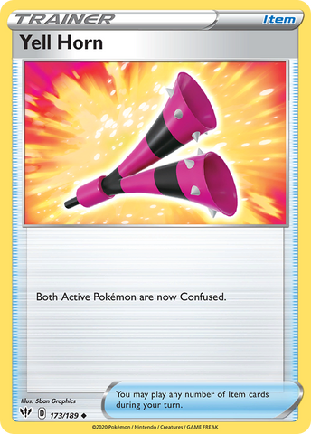 Pokemon | Yell Horn (173/189) [Sword & Shield: Darkness Ablaze] | The Nerd Merchant