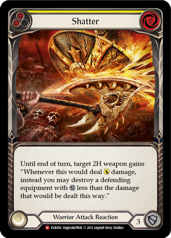 Flesh and Blood TCG | Shatter [EVR054] (Everfest)  1st Edition Rainbow Foil | The Nerd Merchant