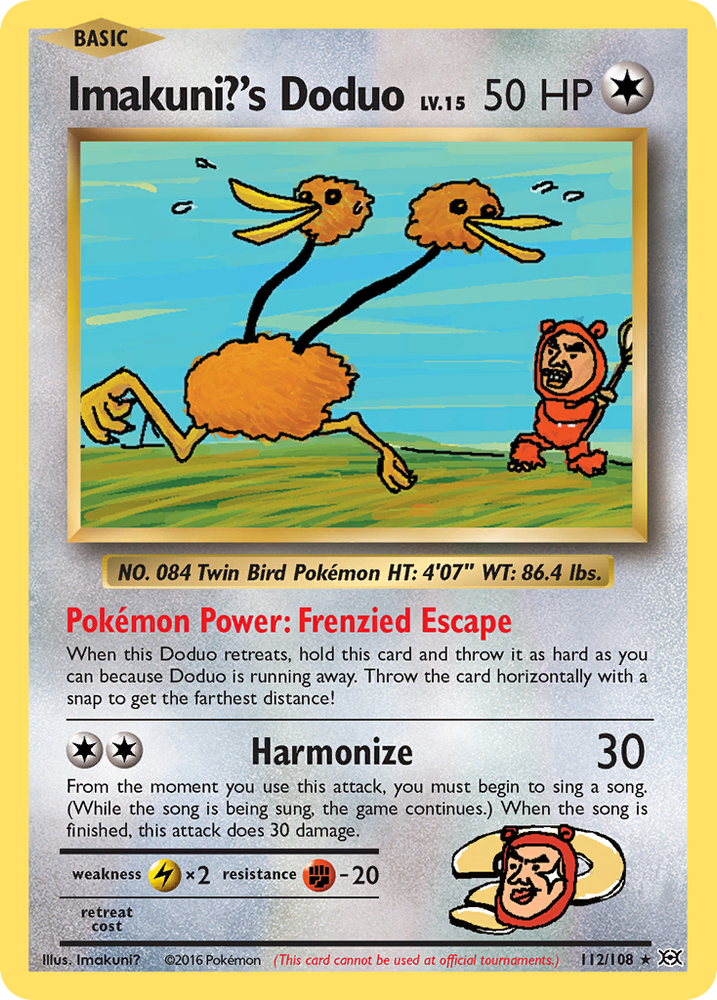 Pokemon | Imakuni?'s Doduo (112/108) [XY: Evolutions] | The Nerd Merchant