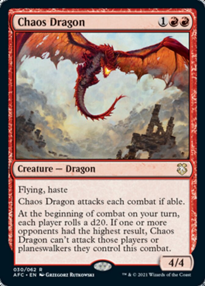 Magic | Chaos Dragon [Dungeons & Dragons: Adventures in the Forgotten Realms Commander] | The Nerd Merchant