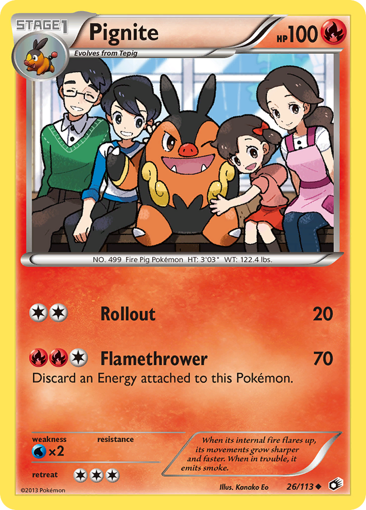 Pokemon | Pignite (26/113) [Black & White: Legendary Treasures] | The Nerd Merchant