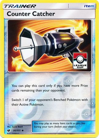Pokemon | Counter Catcher (91/111) (League Promo) [Sun & Moon: Crimson Invasion] | The Nerd Merchant