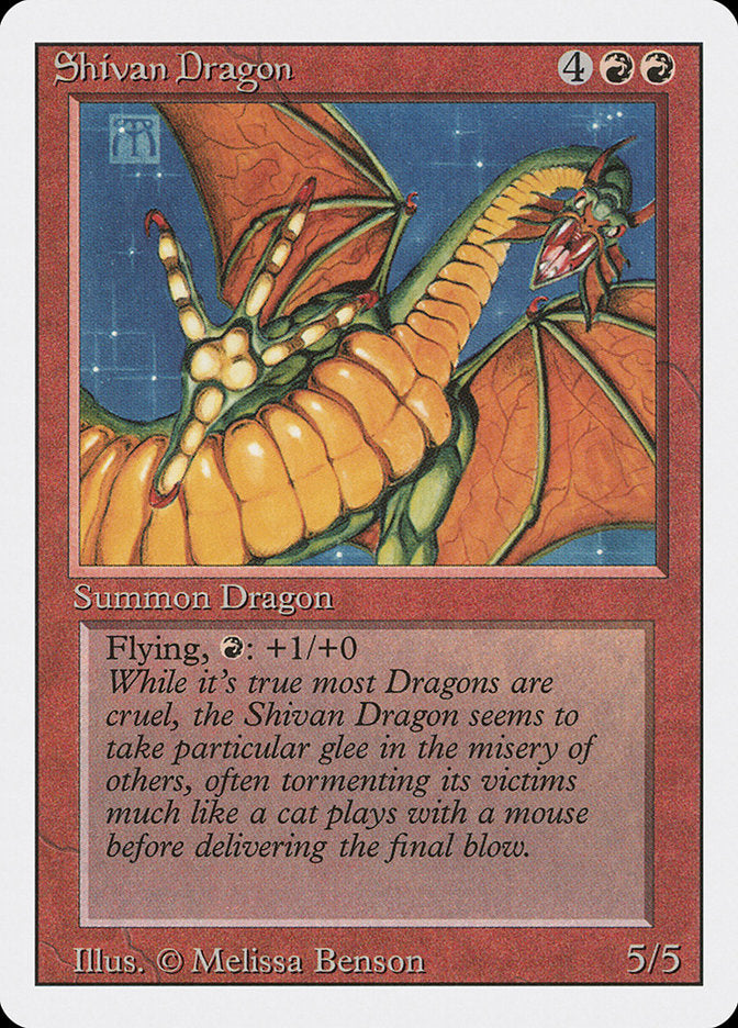 Magic | Shivan Dragon [Revised Edition] | The Nerd Merchant