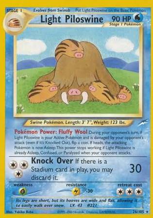 Pokemon | Light Piloswine (26/105) [Neo Destiny Unlimited] | The Nerd Merchant