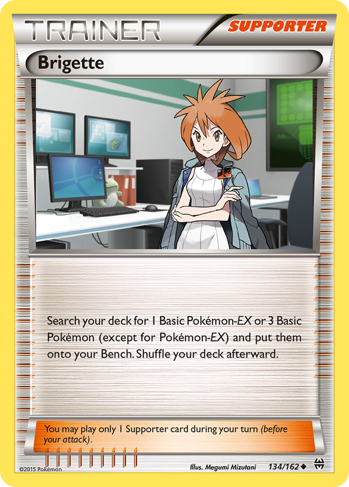 Pokemon | Brigette (134/162) [XY: BREAKthrough] | The Nerd Merchant