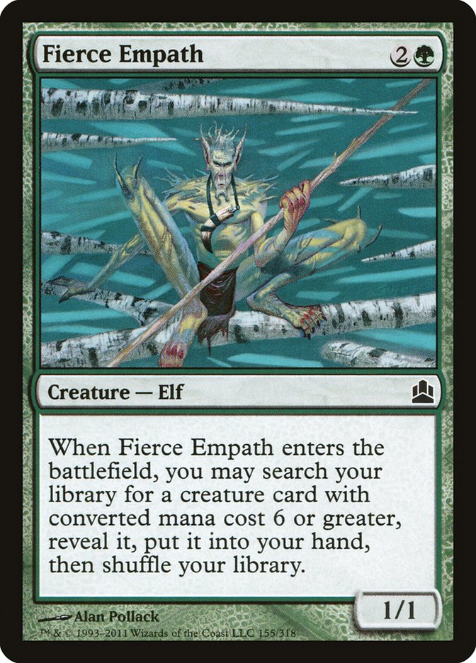 Magic | Fierce Empath [Commander 2011] | The Nerd Merchant