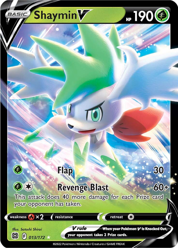 Pokemon | Shaymin V (013/172) [Sword & Shield: Brilliant Stars] | The Nerd Merchant