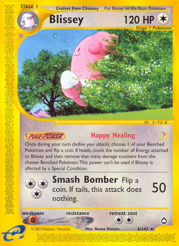 Pokemon | Blissey (6/147) [Aquapolis] | The Nerd Merchant