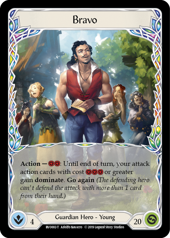 Flesh and Blood TCG | Bravo [BVO002-T] (Bravo Hero Deck)  1st Edition Normal | The Nerd Merchant