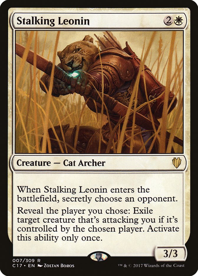 Magic | Stalking Leonin [Commander 2017] | The Nerd Merchant