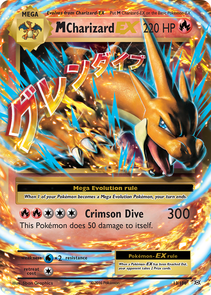 Pokemon | M Charizard EX (13/108) [XY: Evolutions] | The Nerd Merchant