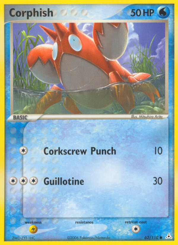 Pokemon | Corphish (62/110) [EX: Holon Phantoms] | The Nerd Merchant