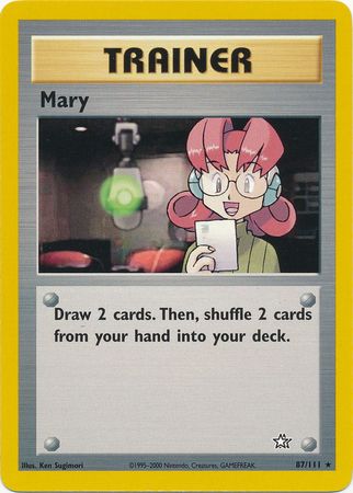 Pokemon | Mary (87/111) [Neo Genesis Unlimited] | The Nerd Merchant