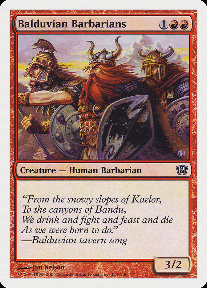 Magic | Balduvian Barbarians [Ninth Edition] | The Nerd Merchant