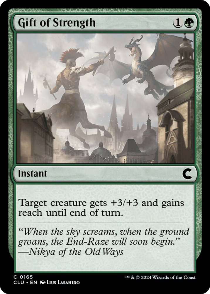 Magic | Gift of Strength [Ravnica: Clue Edition] | The Nerd Merchant