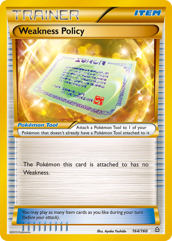 Pokemon | Weakness Policy (164/160) [XY: Primal Clash] | The Nerd Merchant