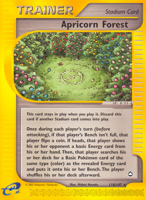 Pokemon | Apricorn Forest (118/147) [Aquapolis] | The Nerd Merchant