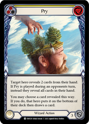 Flesh and Blood TCG | Pry (Yellow) [EVR129] (Everfest)  1st Edition Rainbow Foil | The Nerd Merchant