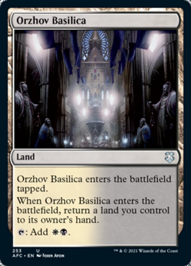 Magic | Orzhov Basilica [Dungeons & Dragons: Adventures in the Forgotten Realms Commander] | The Nerd Merchant