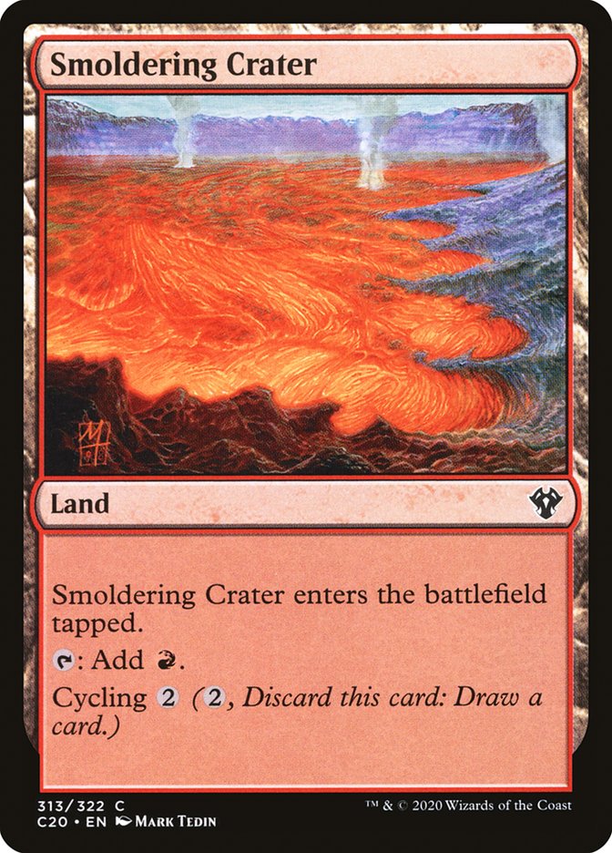 Magic | Smoldering Crater [Commander 2020] | The Nerd Merchant