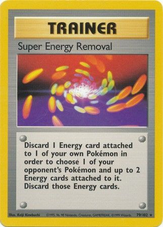 Pokemon | Super Energy Removal (79/102) [Base Set Unlimited] | The Nerd Merchant