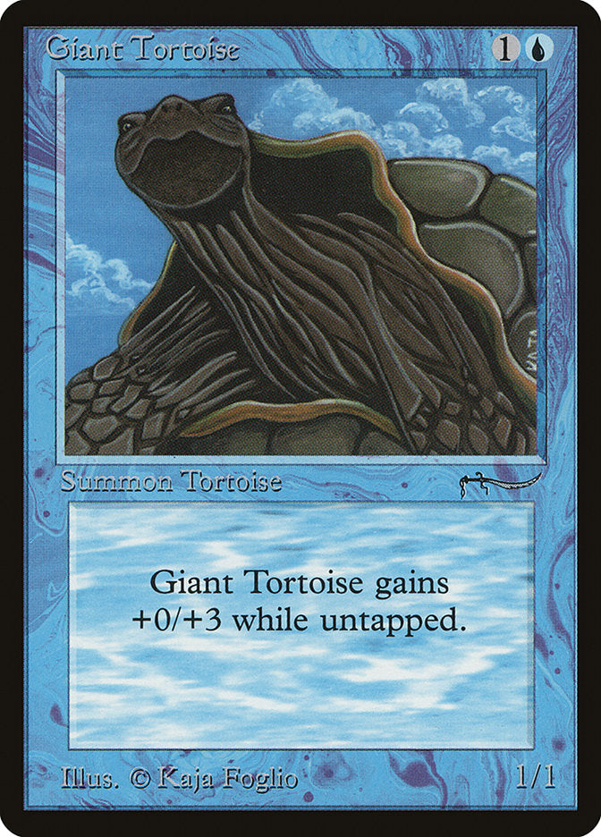 Magic | Giant Tortoise (Light Mana Cost) [Arabian Nights] | The Nerd Merchant